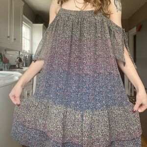 Lucky Brand cold shoulder dress